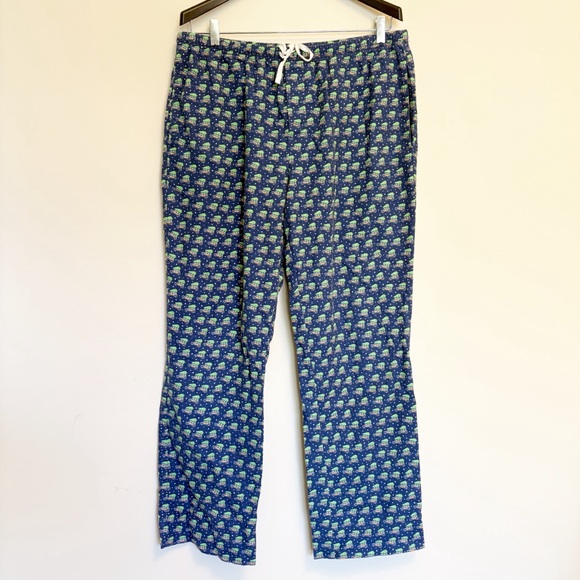 Vineyard Vines Other - Vineyard Vines Men's Cotton Pajama Pants Christmas Tree Winter Car Print size L
